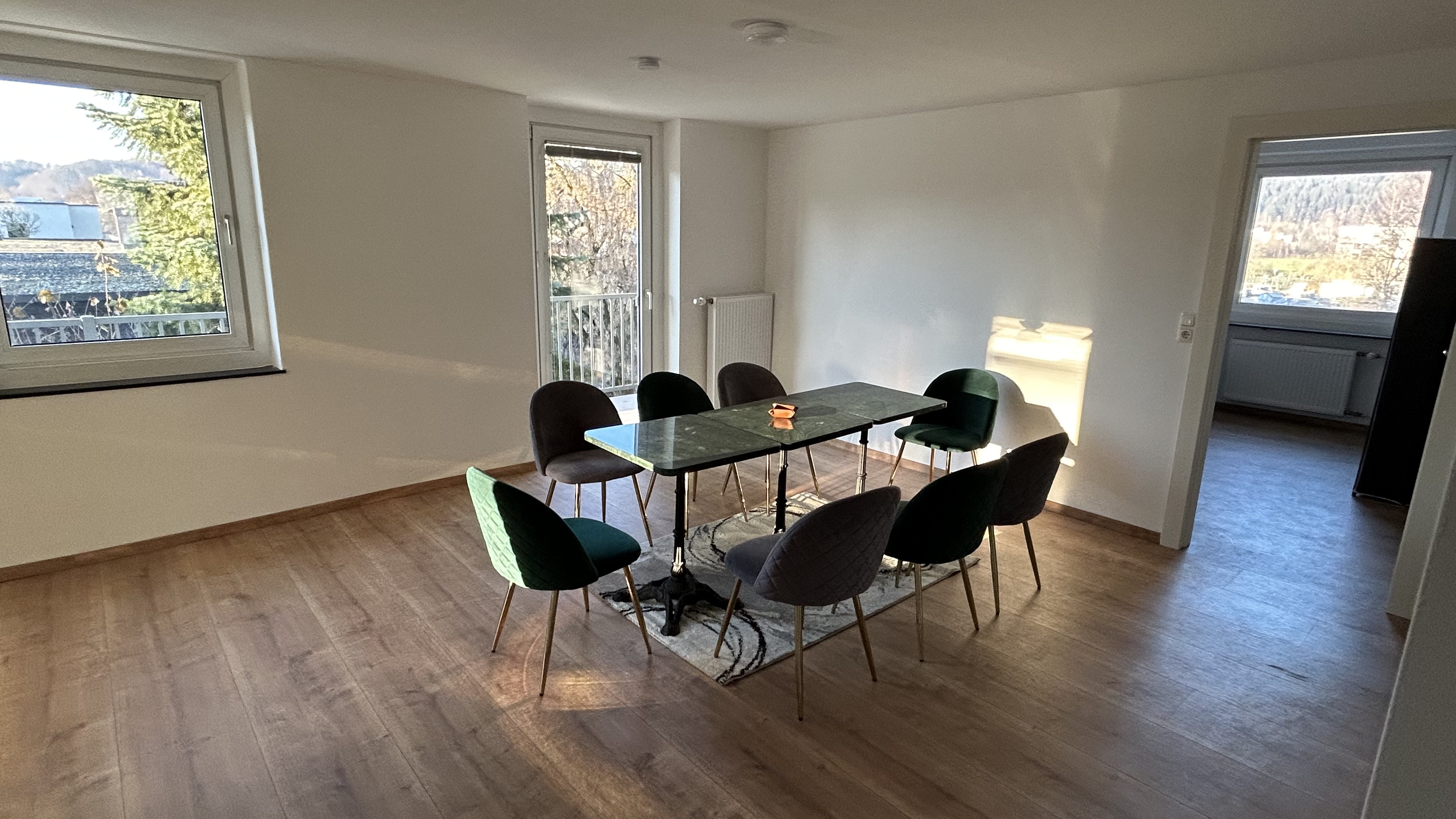Monteurwohnung: Esszimmer - Monteurwohnung für bis zu 7 Personen 