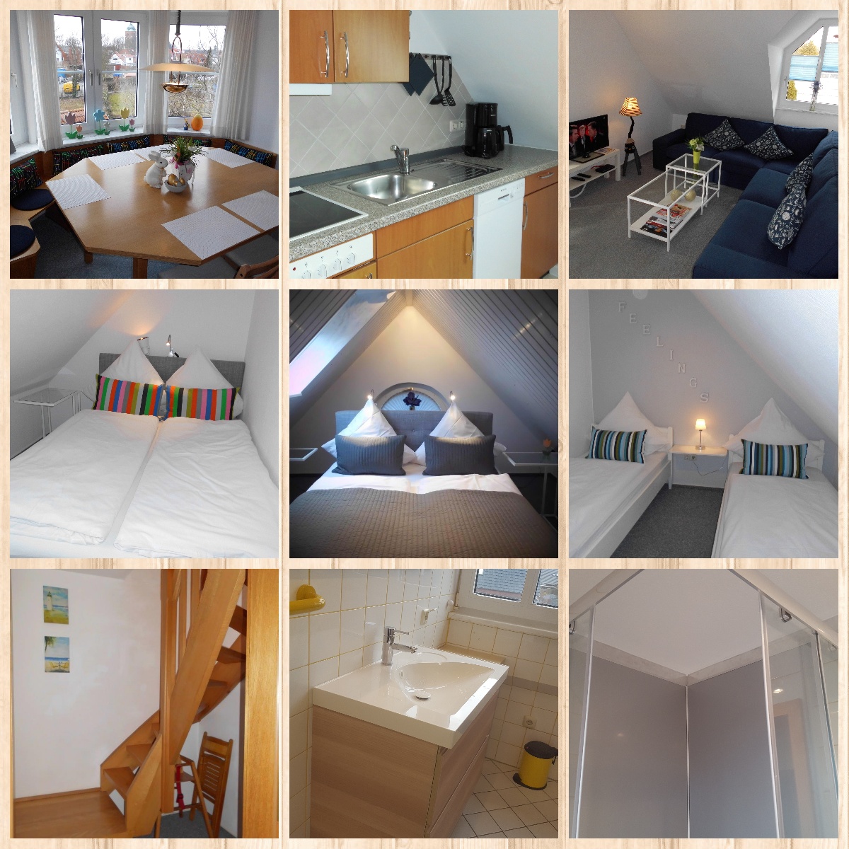 Monteurwohnung - WLAN - Schleswig-Holstein - Apartment GARTEN 35 EUR p. Pers. ab 4er Belegung nur noch 30 EUR pro Pers. - Apartments mit Flair 