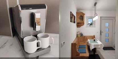 Monteurwohnung - PLZ 75433 (Deutschland) - Gästezimmer La Siesta - Beginnen Sie den Tag mit einer Kaffeepause - Der Teeservice, Milch und der Kaffeevollautomat steht Ihnen zur Verfügung und ist im Preis inbegriffen. - Gästezimmer La Siesta