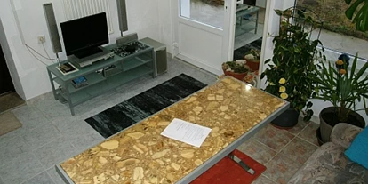 Monteurwohnung - TV - Brandenburg - Wohnzimmer - Monteur-, Ferienwohnung Uckermark privat