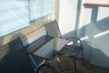 Monteurzimmer: Detailfoto ( Balkon ) in der 1 Raum - Wohnung Stadtteil Speckenbüttel  - Cityhome Bremerhaven