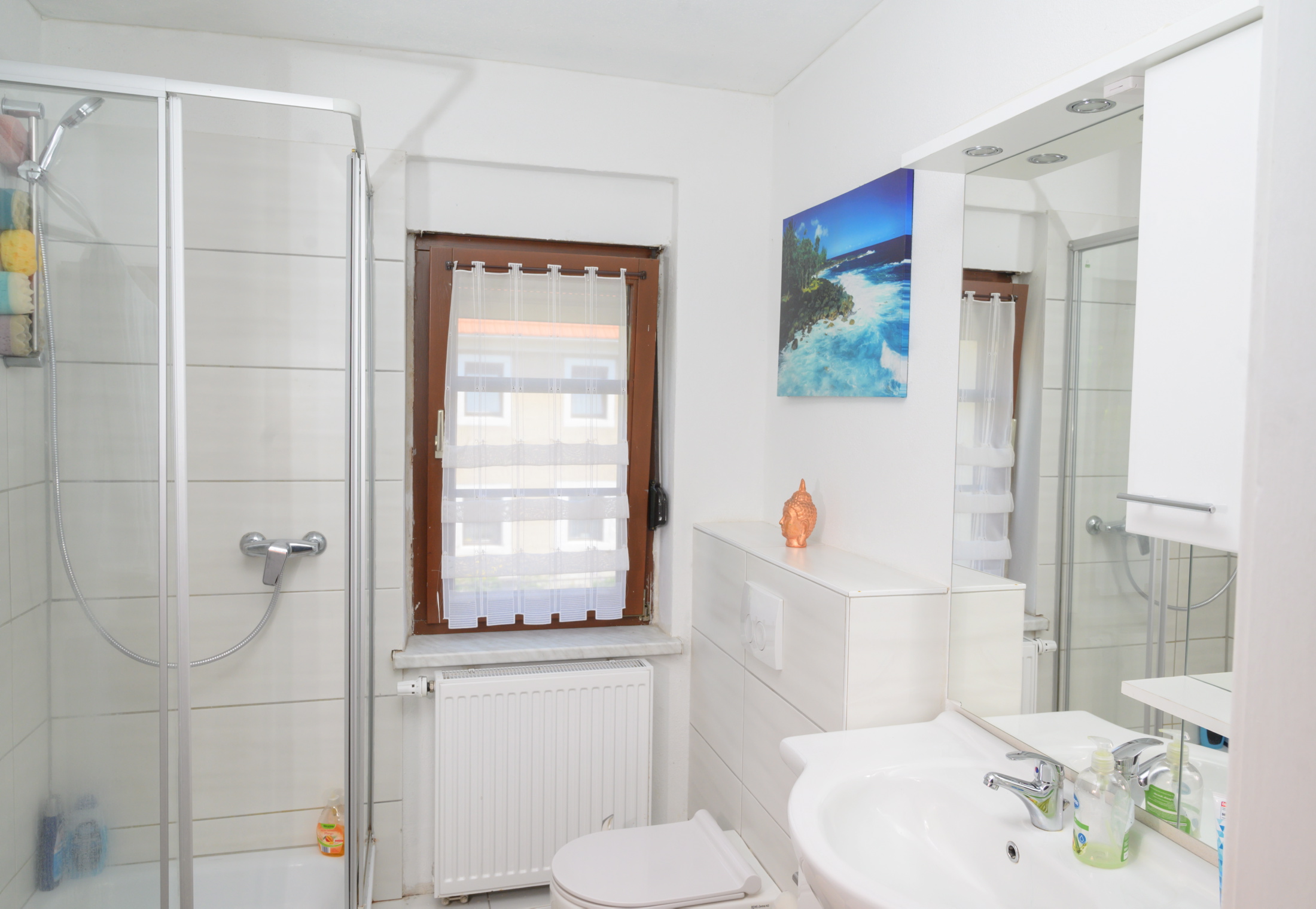 Monteurwohnung - Zimmertyp: Doppelzimmer - Sachsen - Modernes Bad - McGoodnight - Monteurwohnung Nähe Dresden, Grh. Str-Priestewitz, bis zu 14 Personen, ab 13,95€/p.P.