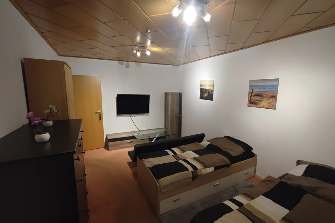 Monteurzimmer: Schlafzimmer 1 - Monteur-Bungalow Osnabrück