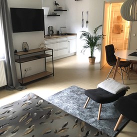 Monteurzimmer: Modernes DZ- Appartement mit Küche und Bad