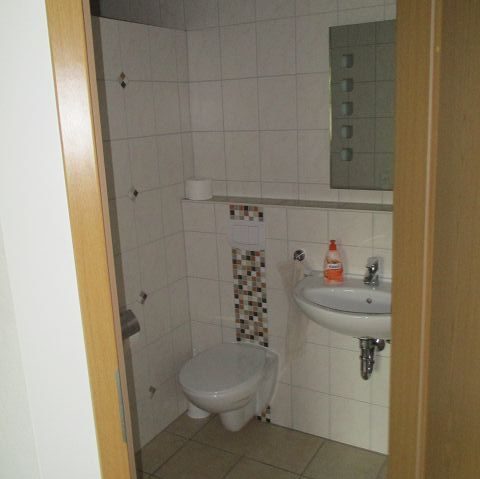 Monteurzimmer: Badezimmer auch immer mit Dusche - Gästezimmer Stumpf