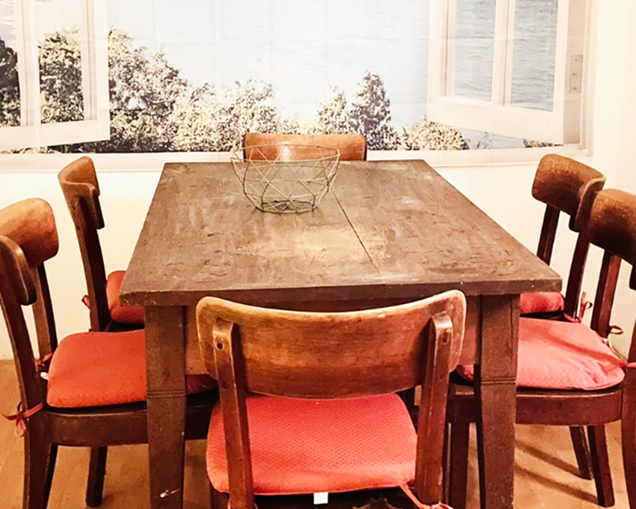 Monteurwohnung - Schwalmstadt - Ess & Arbeitsbereich - Perfekt für Arbeitsbesprechungen oder gemeinsame Mahlzeiten  - Waldblick - Fantastische Monteurwohnung