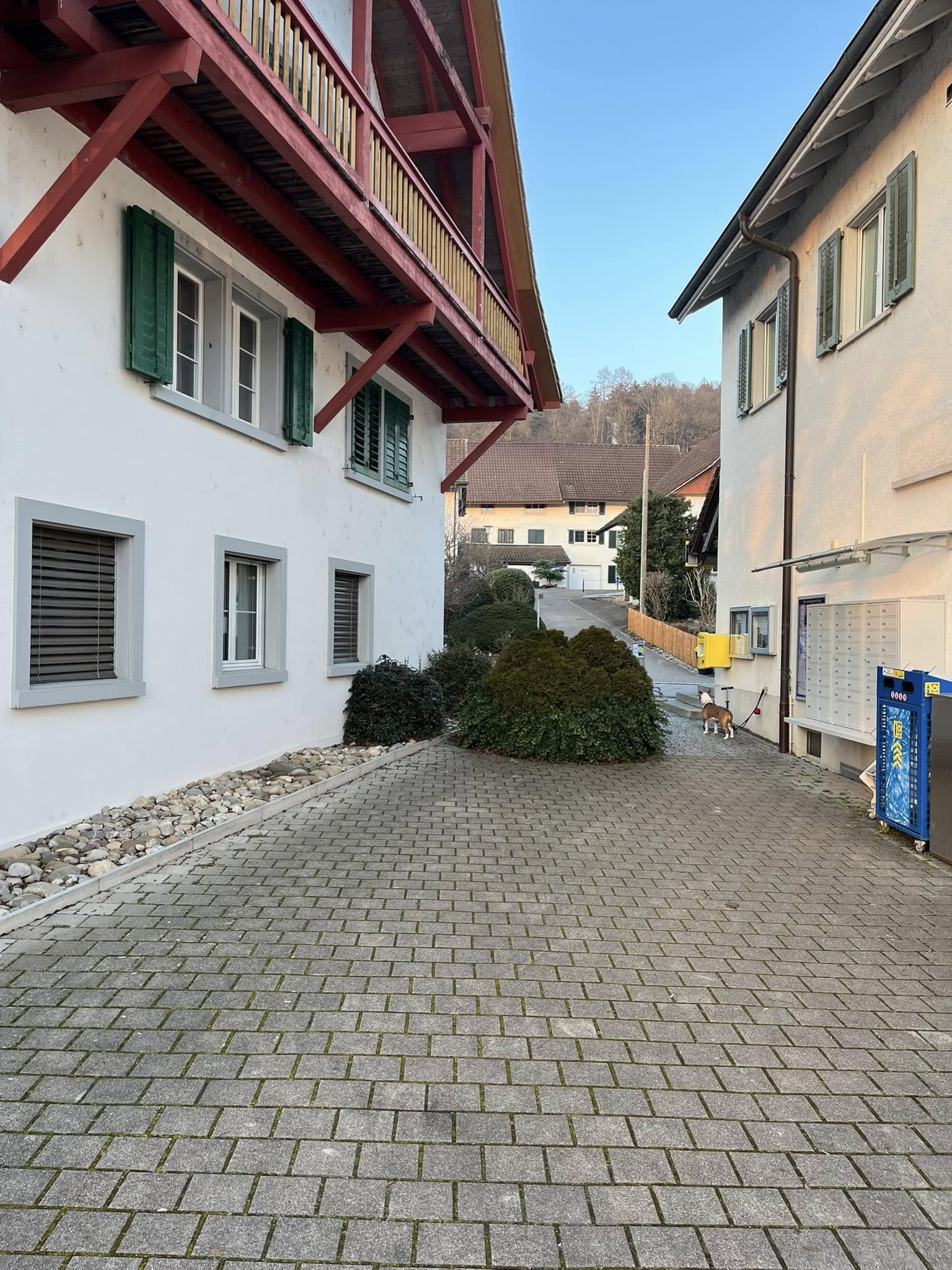 Monteurzimmer: Sicht auf Unterkunft - Monterzimmer Hüntwangen