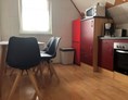 Monteurzimmer: Küche, Essbereich - (BUL102) Moderne Monteurwohnung 