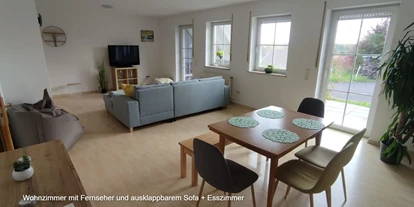 Monteurwohnung - Kehl - Ess-Wohnzimmer EG - Monteurzimmer Rumpel für 1 - 10 Personen