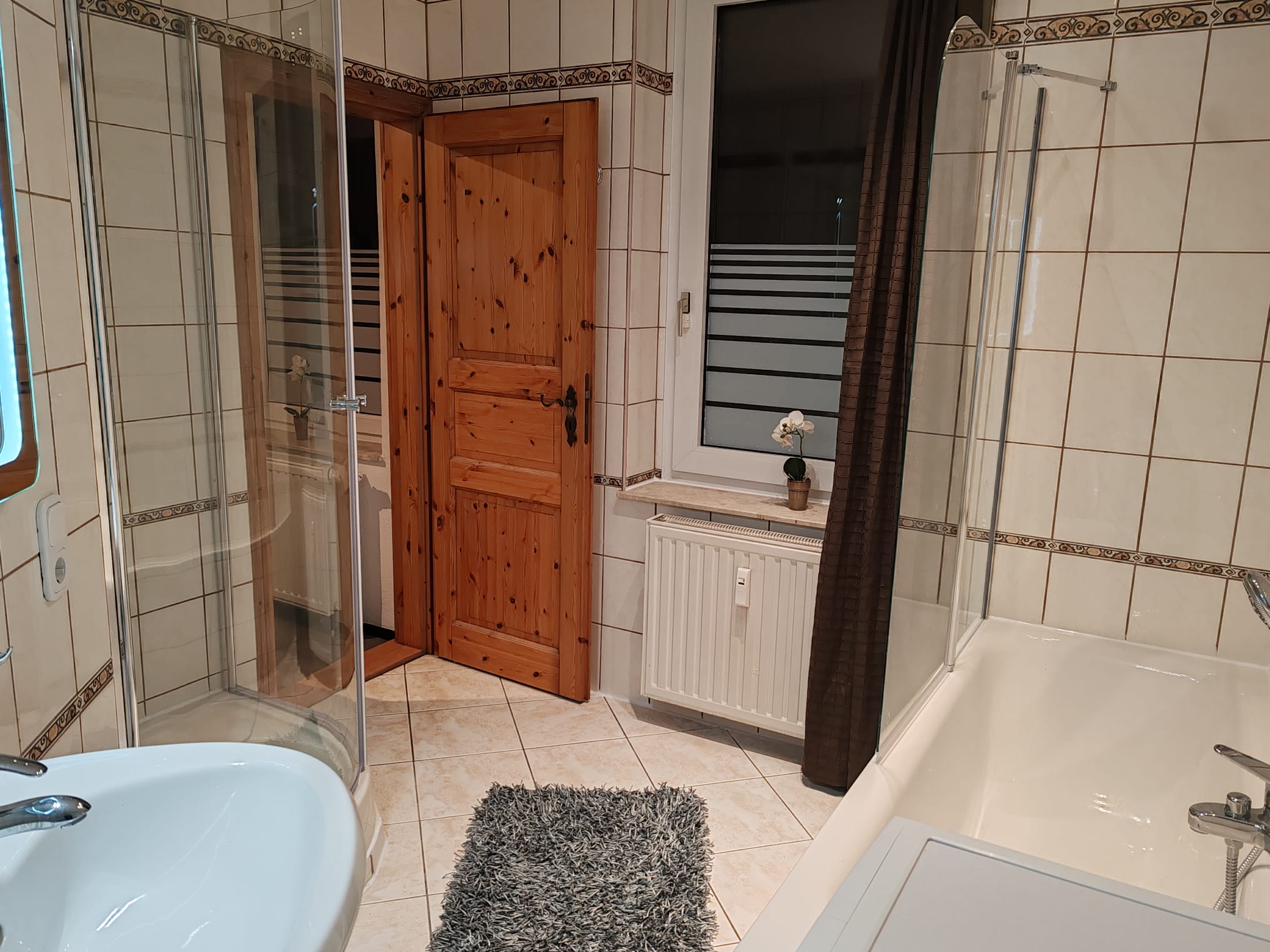 Monteurzimmer: Wohnung 12- Badezimmer - Monteurunterkünfte - Elbe Quartier Meißen 