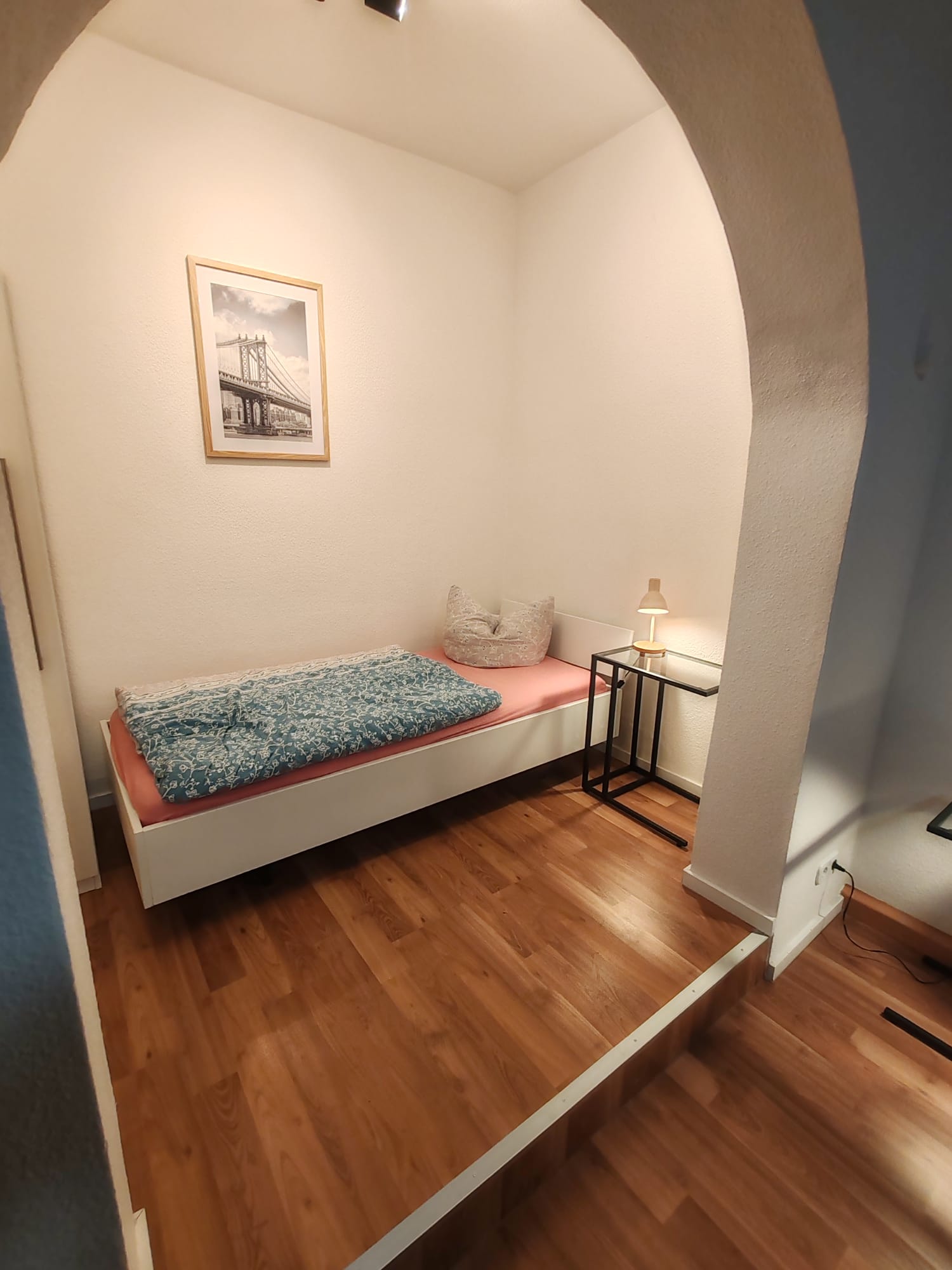 Monteurzimmer: Wohnung 12- Schlafniesche Mehrbettzimmer - Monteurunterkünfte - Elbe Quartier Meißen 