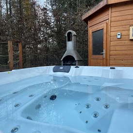 Monteurzimmer: Whirlpool - Mobilheim mit Sauna und Whirlpool (WA103)