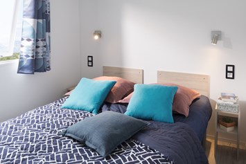 Monteurzimmer: Schlafzimmer - Mobilheim mit Sauna und Whirlpool (WA103)