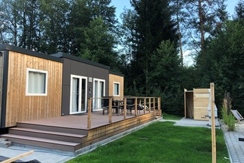 Monteurzimmer: Außenansicht - Mobilheim mit Sauna und Whirlpool (WA103)