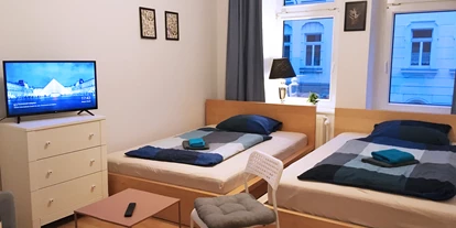 Monteurwohnung - PLZ 04109 (Deutschland) - Schlafzimmer mit TV und Einzelbetten - Monteurzimmer Leipzig 24