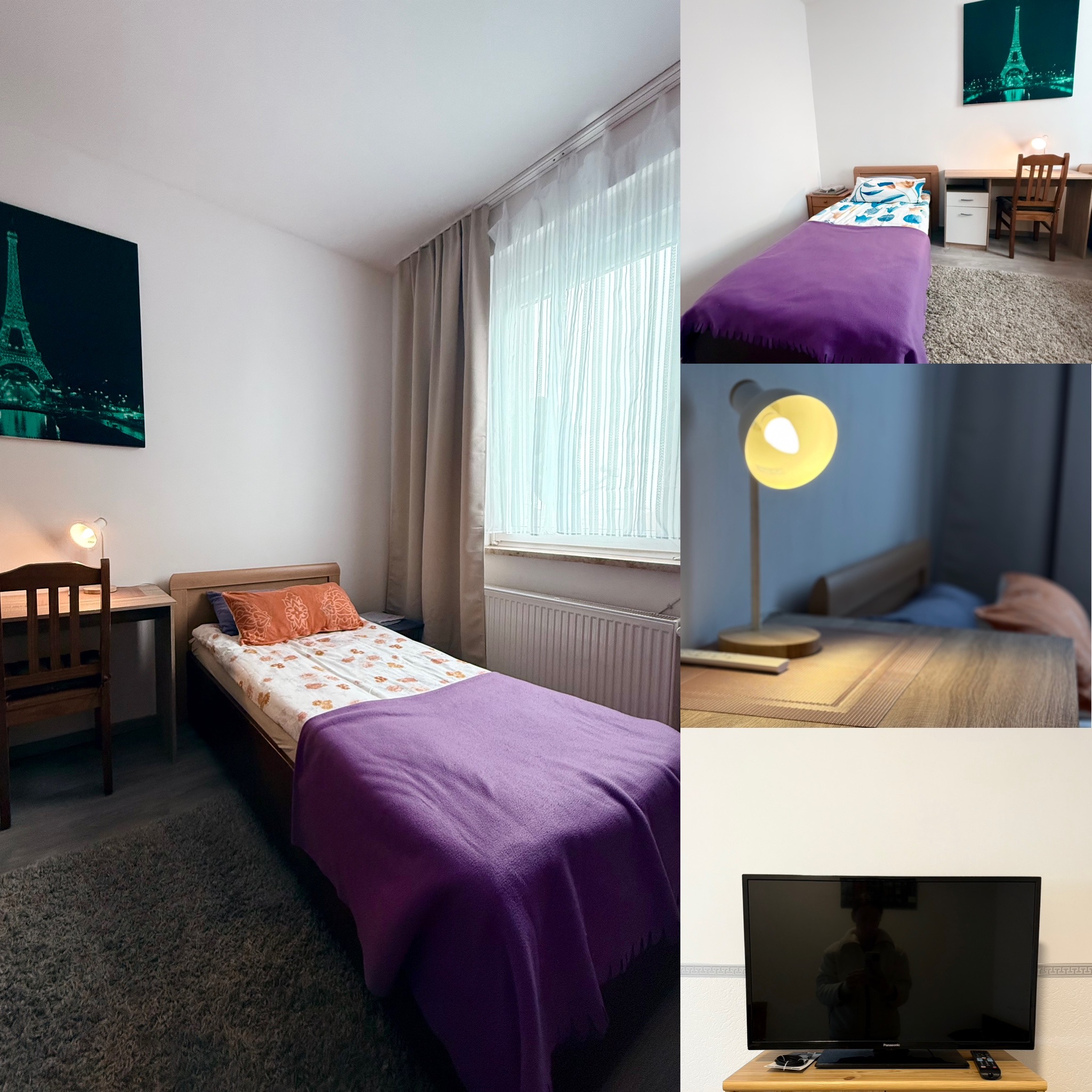 Monteurwohnung - Parkplatz: eigener Parkplatz vorhanden - Münsterland - Gemütliche 2-Zimmerwohnung mit großem Parkplatz