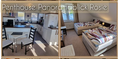 Monteurwohnung - Badezimmer: eigenes Bad - Münsterland - Penthouse Panoramablick Rosie