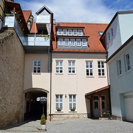Monteurzimmer: Hofansicht - City-Apartments Mühlhausen