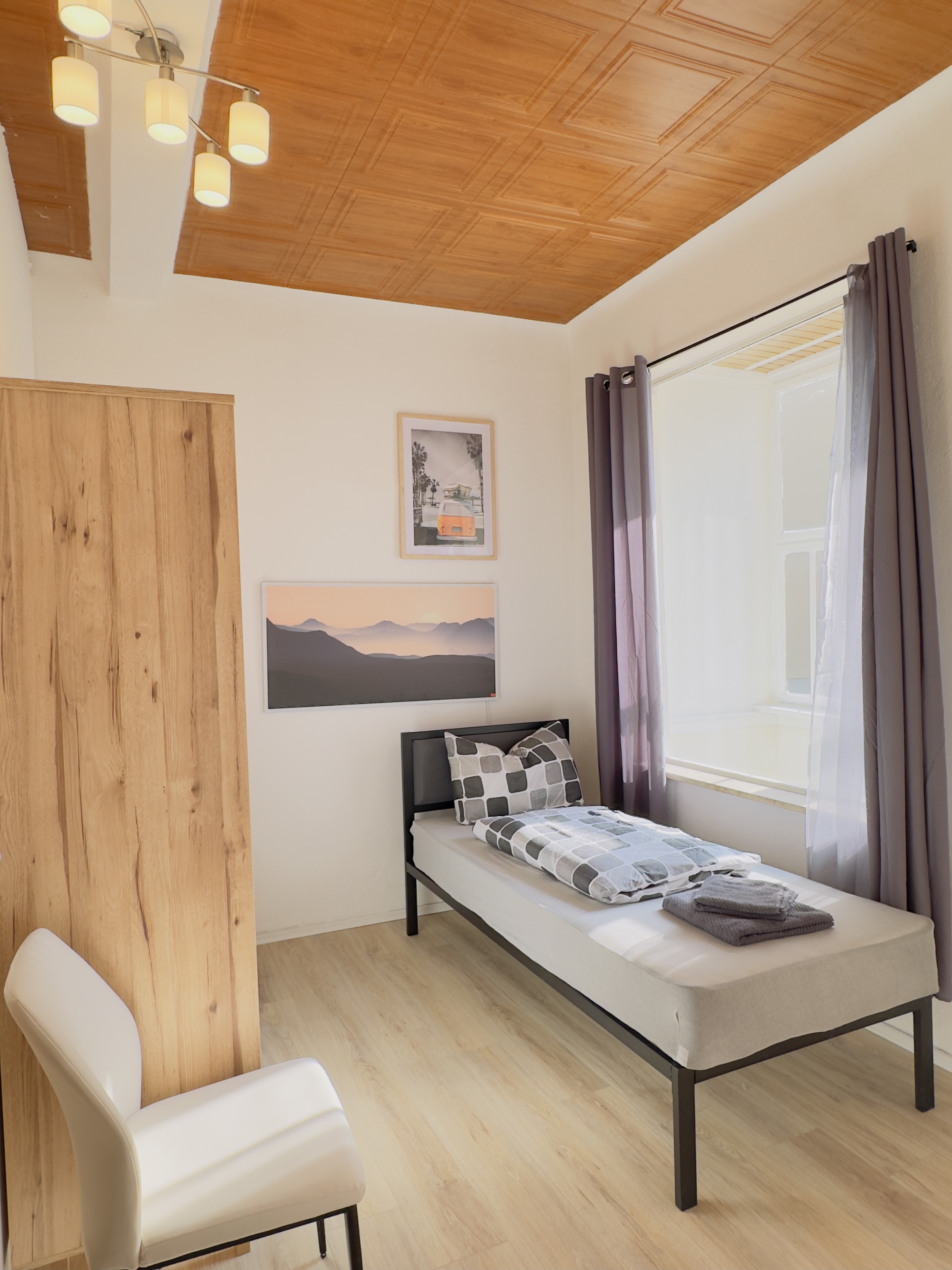 Monteurzimmer: helles, modernes Einzelzimmer - flex living -  Monteurwohnungen in Gotha