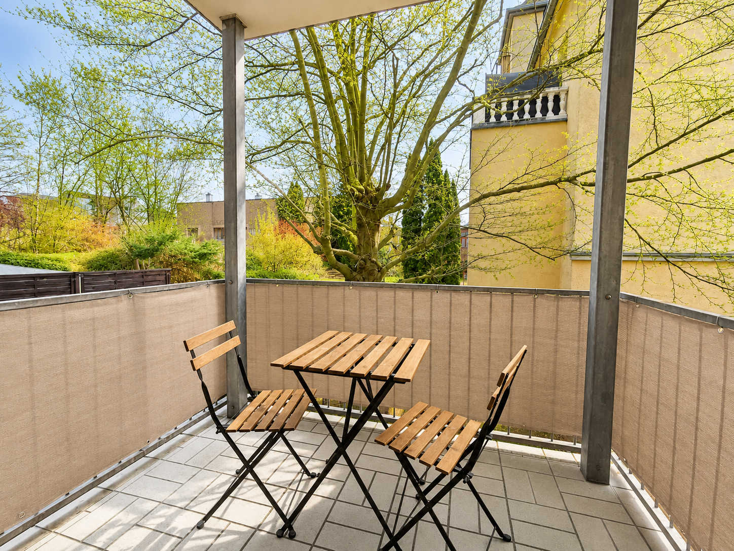 Monteurwohnung - Zimmertyp: Doppelzimmer - Elbeland - Balkon - flex living -  Monteurwohnungen in Chemnitz