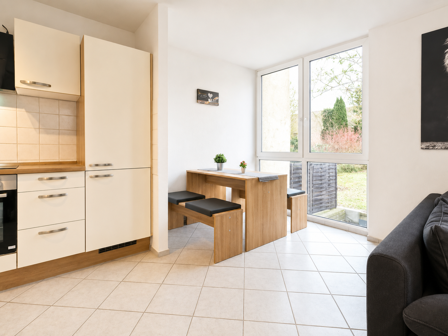 Monteurzimmer: Küche - flex living -  Monteurwohnungen in Chemnitz