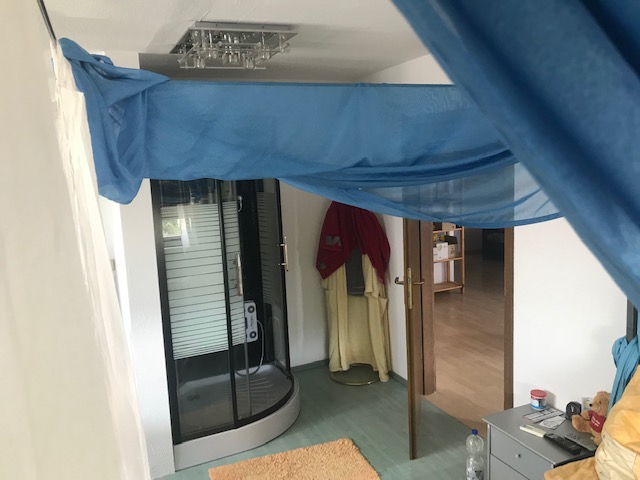 Monteurzimmer: großzügige Wohnung im Dachgeschoss