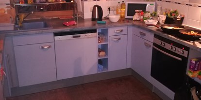 Monteurwohnung - Küche: Gemeinschaftsküche - Jenalöbnitz - Talblick