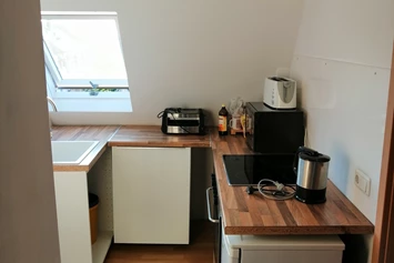 Monteurzimmer: Küche in der 3 Zimmerwohnung - Apartment und Zimmervermietung Mannheim