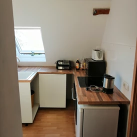 Monteurzimmer: Küche in der 3 Zimmerwohnung - Apartment und Zimmervermietung Mannheim