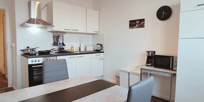 Monteurwohnung - PLZ 04109 (Deutschland) - Komfortabel kochen dank vollständiger Küchenausstattung.
 - flex living -  Monteurwohnungen in Leipzig