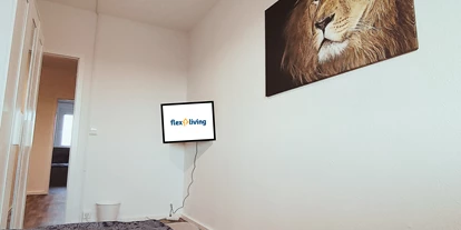Monteurwohnung - PLZ 04109 (Deutschland) - Ruhiges Zimmer mit Einzelbetten und frischer Bettwäsche.
 - flex living -  Monteurwohnungen in Leipzig