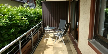 Monteurwohnung - Bettwäsche: Bettwäsche gegen Gebühr - Deutschland - Balkon - Ferienwohnung Helmer