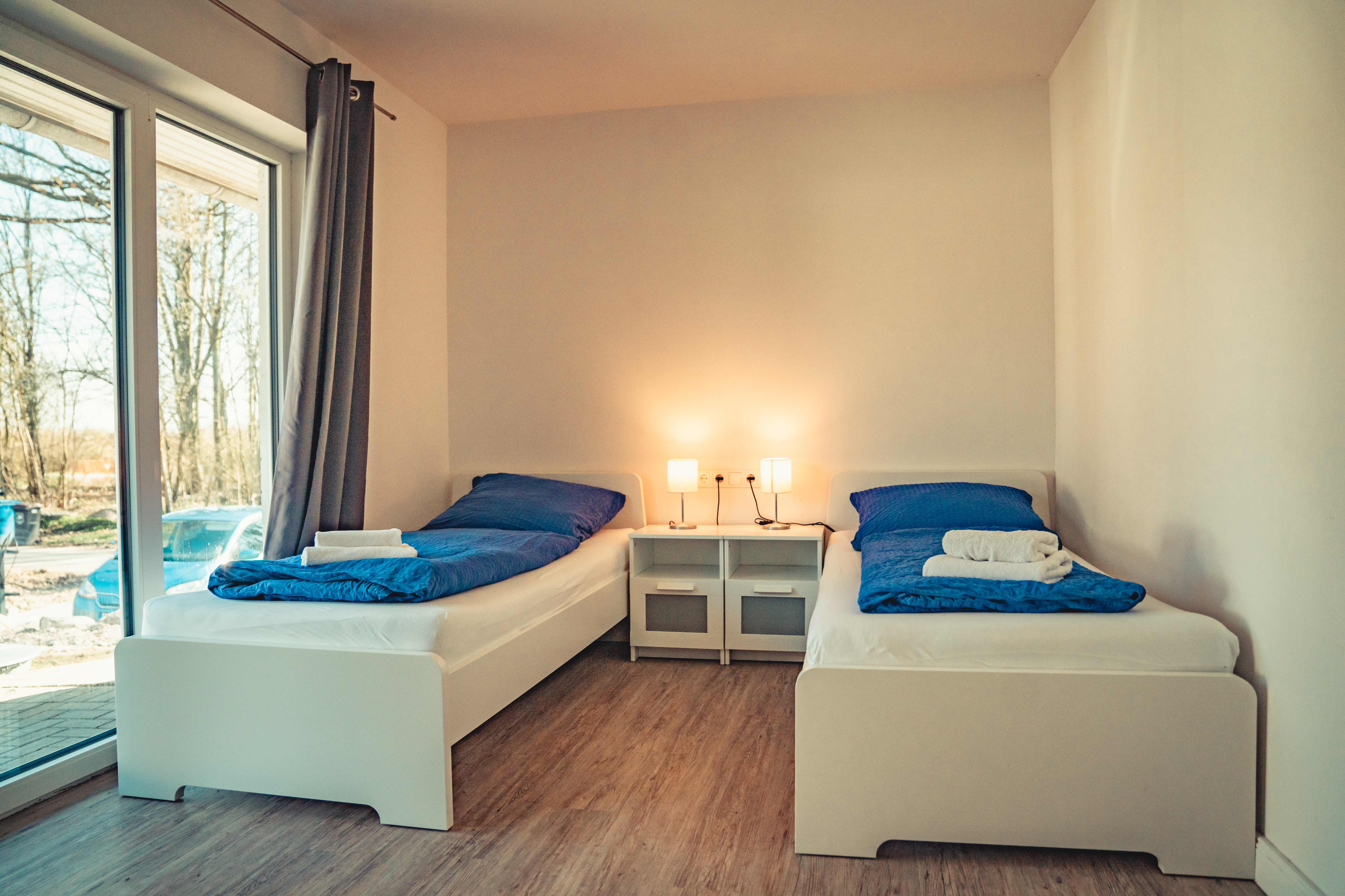 Monteurwohnung - WLAN - Schleswig-Holstein - Schlafzimmer 3 Raum Wohnung - Monteurzimmer in Ostseenähe