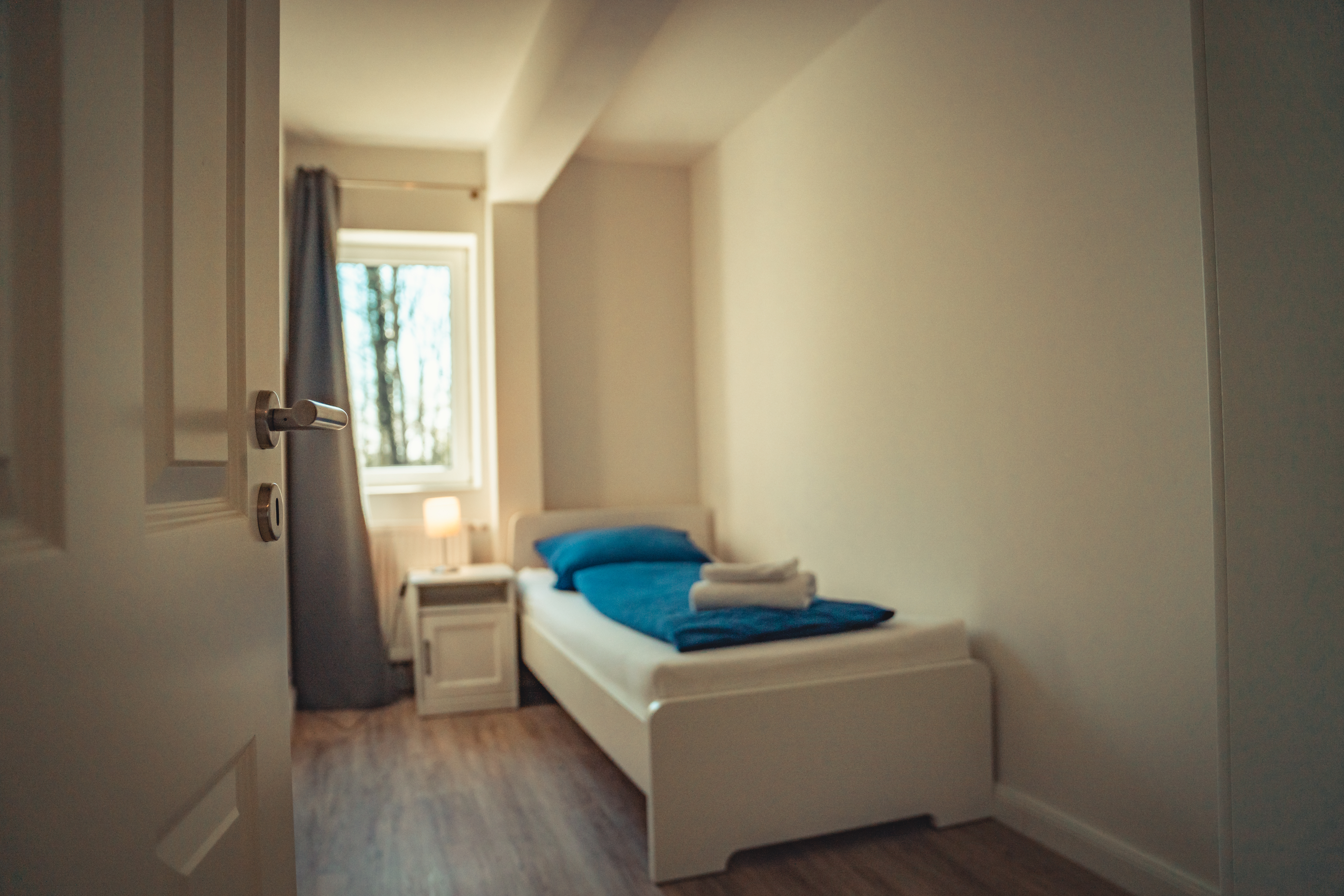 Monteurzimmer: Schlafzimmer 3 Raum Wohnung - Monteurzimmer in Ostseenähe