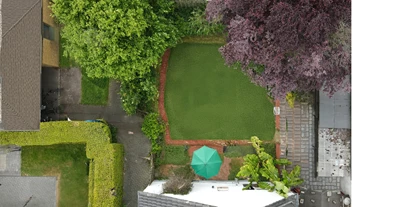 Monteurwohnung - Badezimmer: eigenes Bad - Münsterland - Garten von Oben - Am Freudenberg Stadtlohn