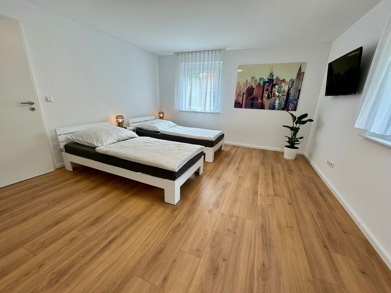 Monteurwohnung - PLZ 71063 (Deutschland) - Schlafzimmer Nr. 1 - Wohnung Leinfelden/Stuttgart