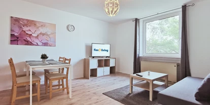 Monteurwohnung - Oberhausen (Oberhausen, Stadt) - Wohnzimmer - flex living -  Monteurwohnungen in Essen