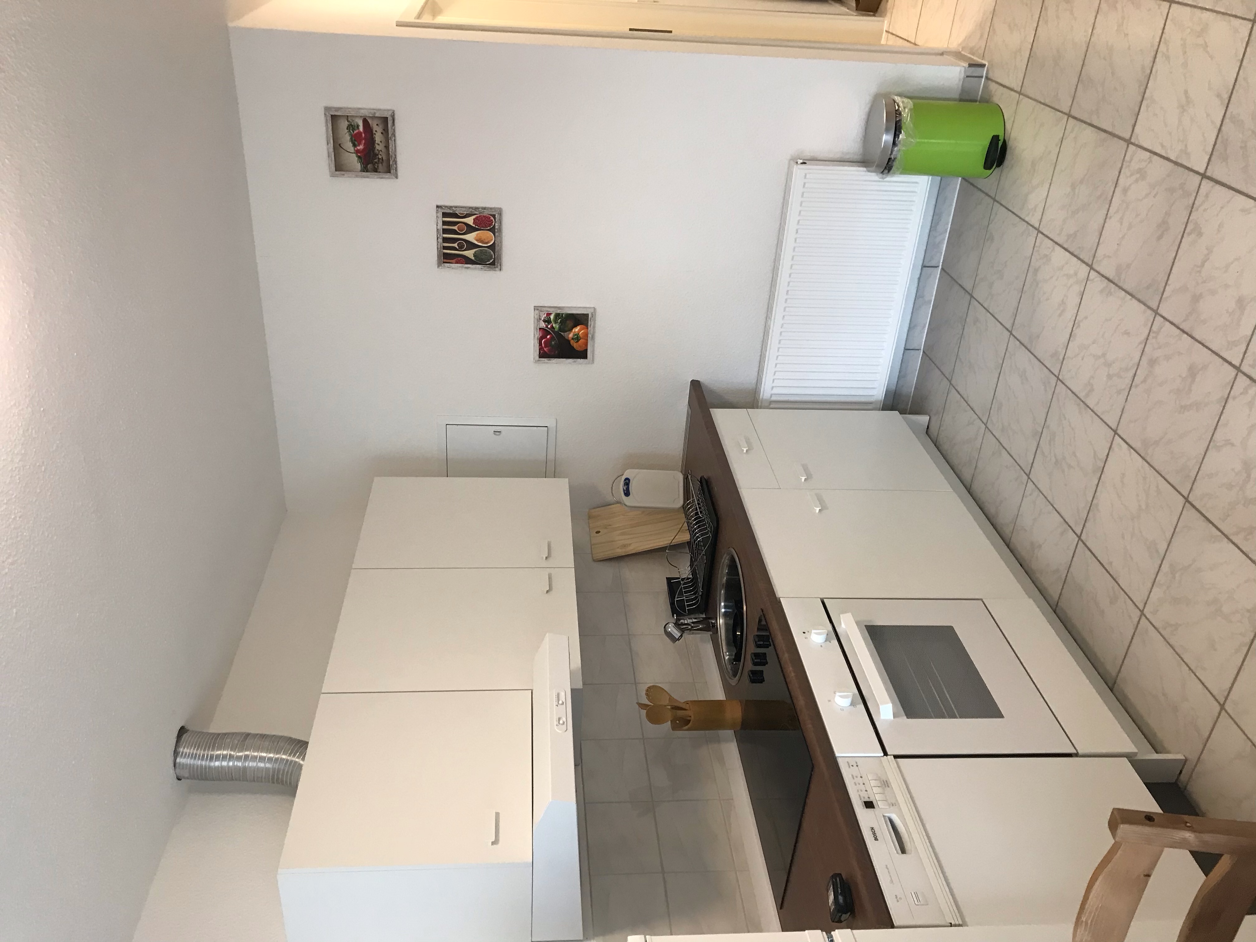 Monteurwohnung - Küche: Küchenmitbenutzung - Nordrhein-Westfalen - Moderne Küchenzeile komplett ausgestattet  - Monteurhome Hagen