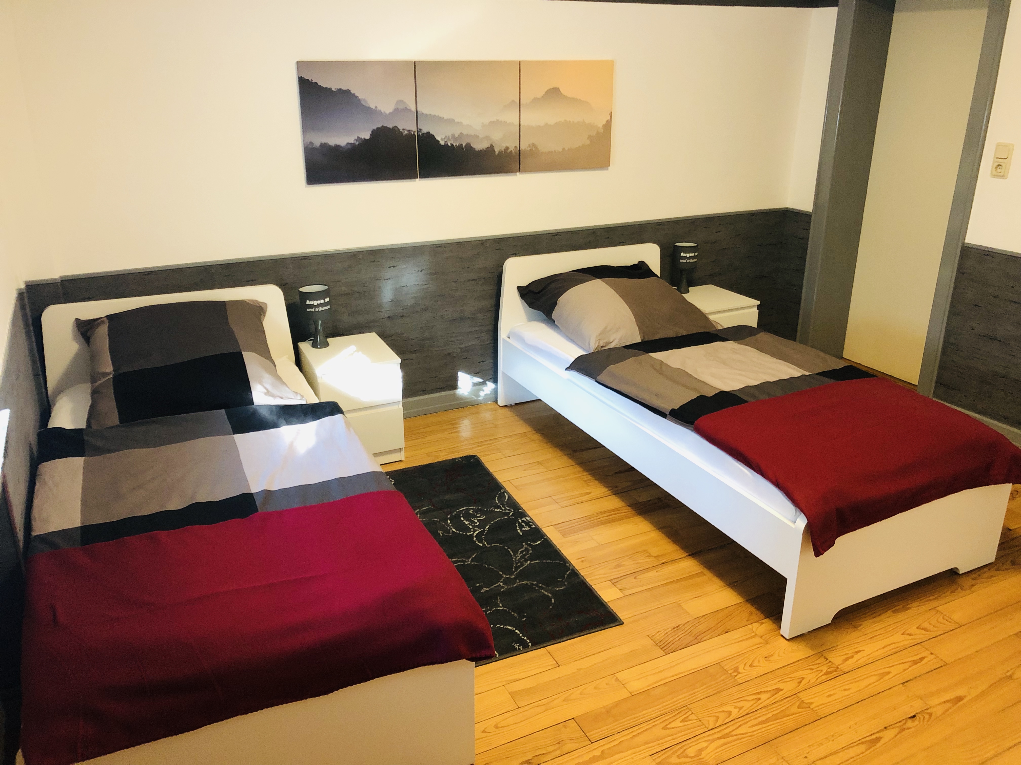 Monteurwohnung - Birkenfeld (Landkreis Birkenfeld) - Schlafzimmer 1 - Ferienwohnung 'Am Schaumberg'