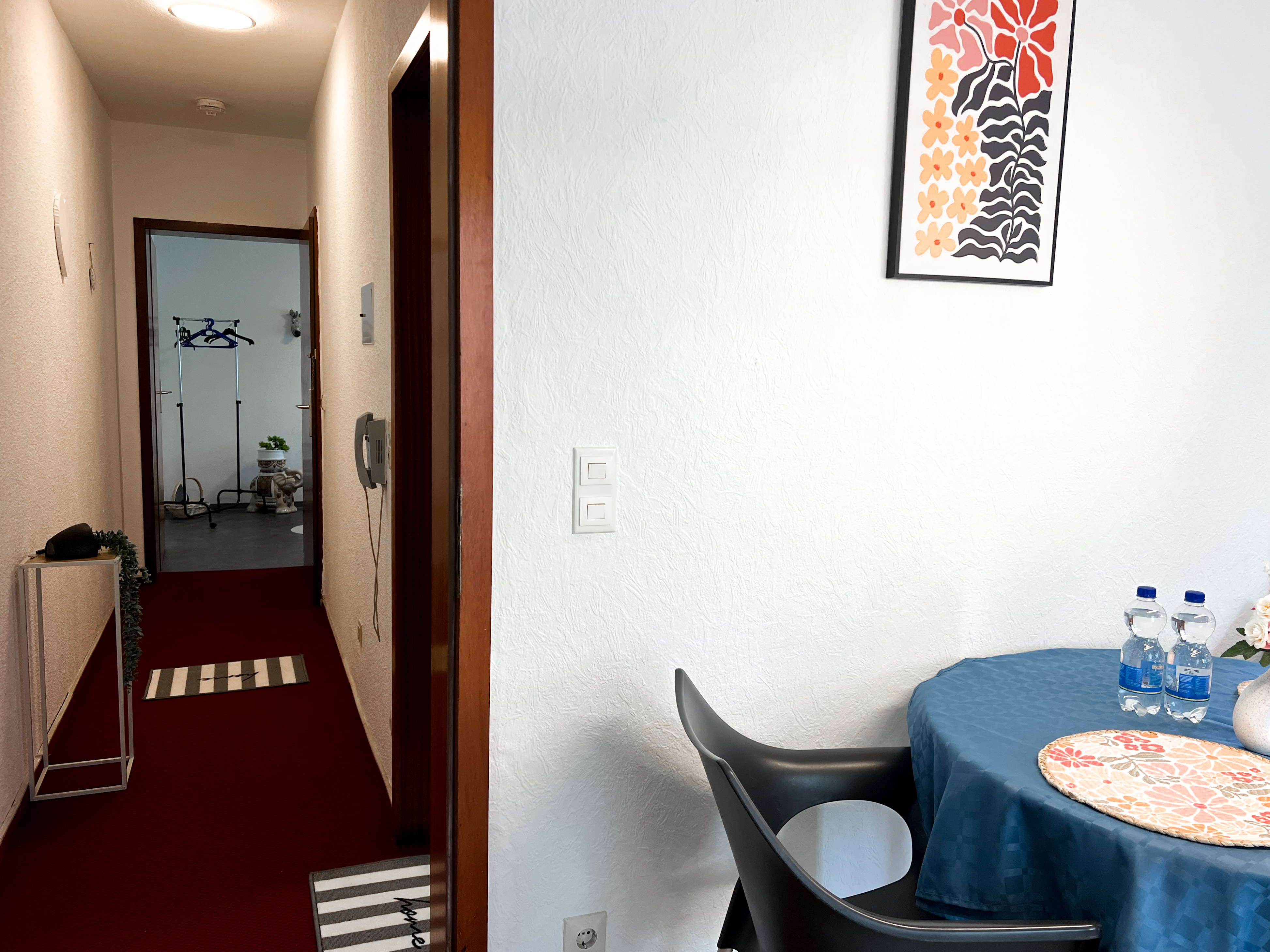 Monteurzimmer: 2-Zimmer-Wohnung mit Balkon – ideal für Monteure & Pendler