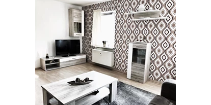 Monteurwohnung - TV - Oberlausitz - Fernsehecke - Ferienwohnung Marta