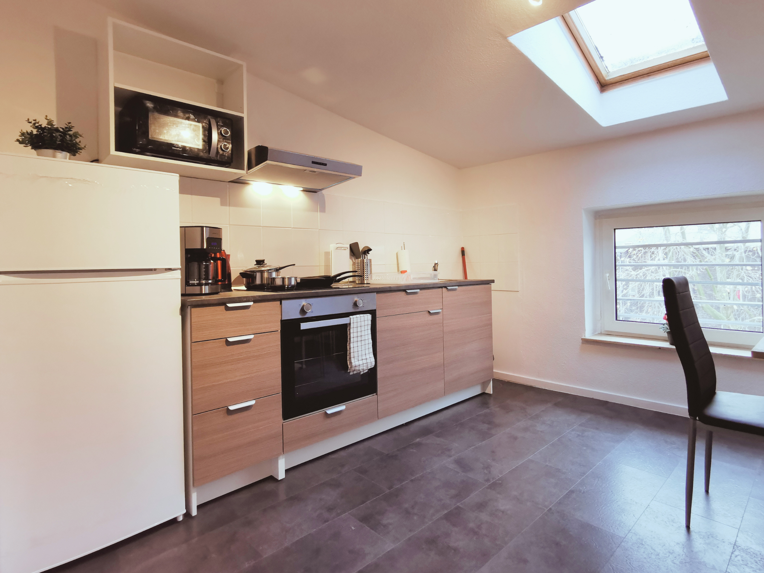 Monteurzimmer: Küche - flex living -  Monteurwohnungen in Duisburg