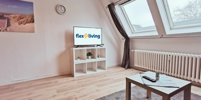 Monteurwohnung - Oberhausen (Oberhausen, Stadt) - Wohnzimmer - flex living -  Monteurwohnungen in Duisburg