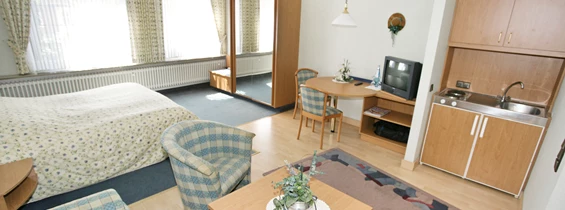 Monteurzimmer: Appartement mit Küchenzeile - Landgut Ritter