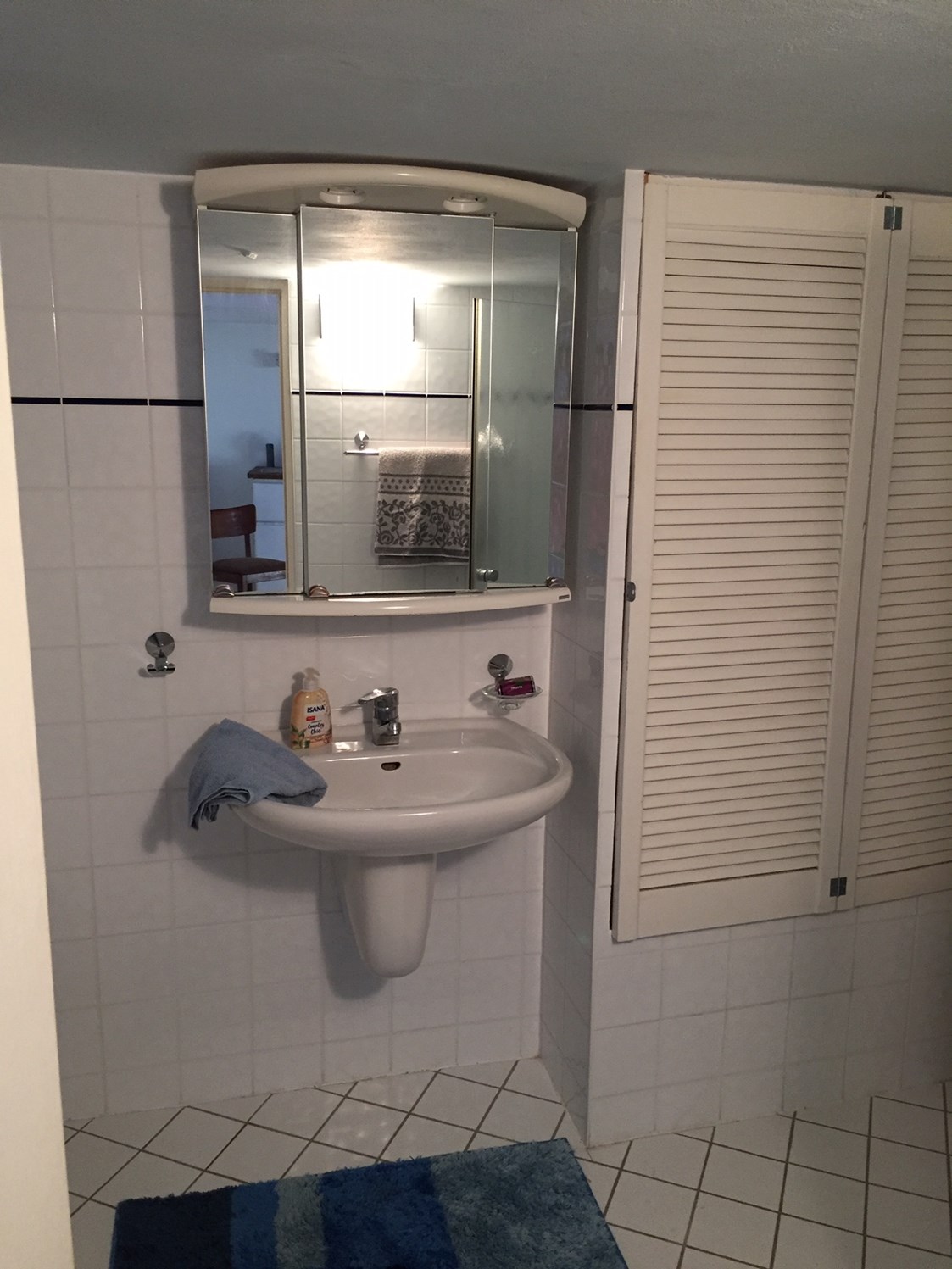 Monteurwohnung: WC mit Duschbad - Monteurwohnung Luckenwalde/Frankenfelde