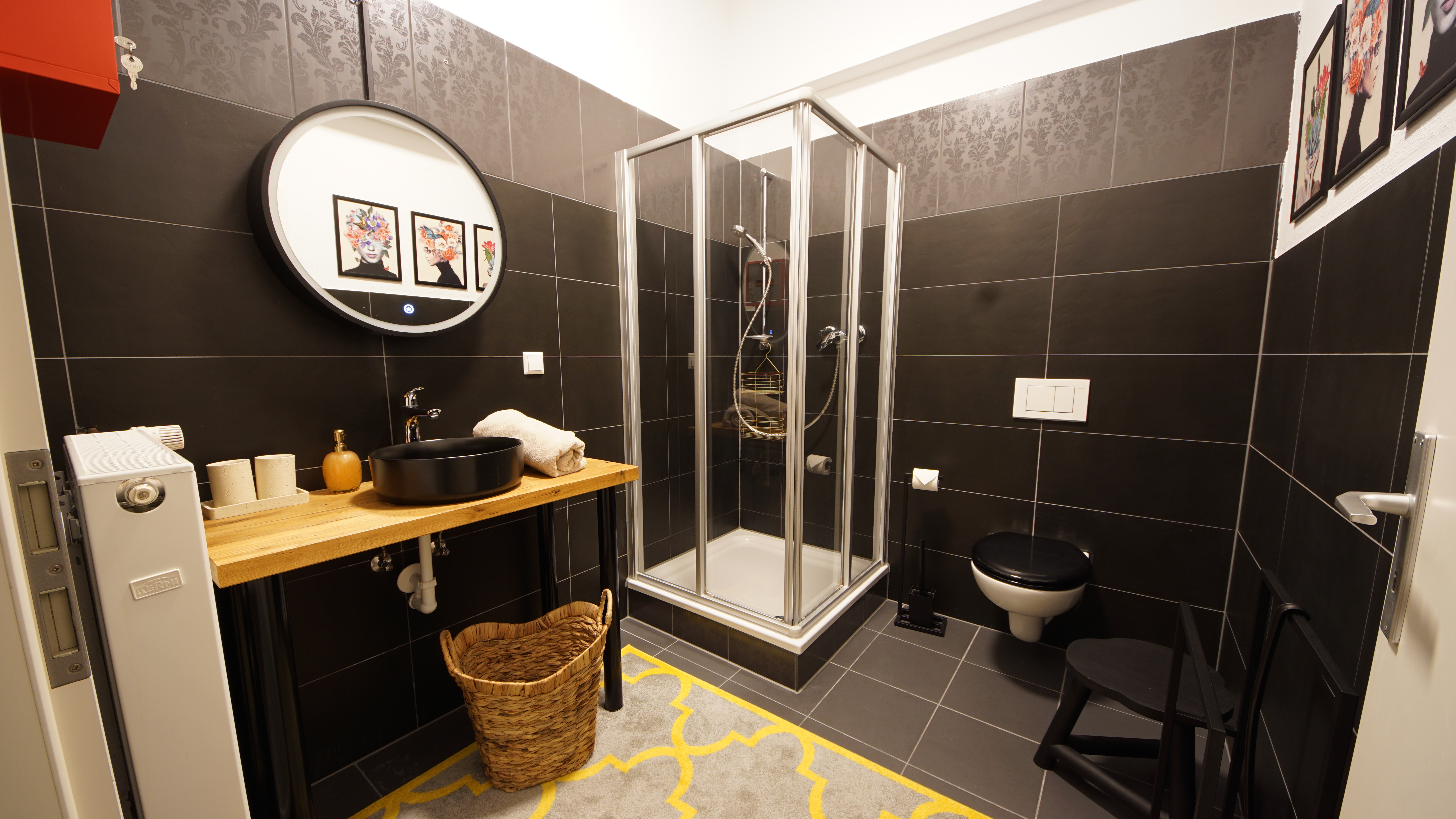 Monteurwohnung - PLZ 76149 (Deutschland) - Gästebad 2 - Großzügige Monteur-Suiten ab sofort verfügbar