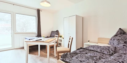 Monteurwohnung - Oberhausen (Oberhausen, Stadt) - Schlafzimmer - flex living -  Monteurwohnungen in Oberhausen