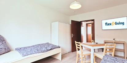 Monteurwohnung - Oberhausen (Oberhausen, Stadt) - Schlafzimmer - flex living -  Monteurwohnungen in Oberhausen