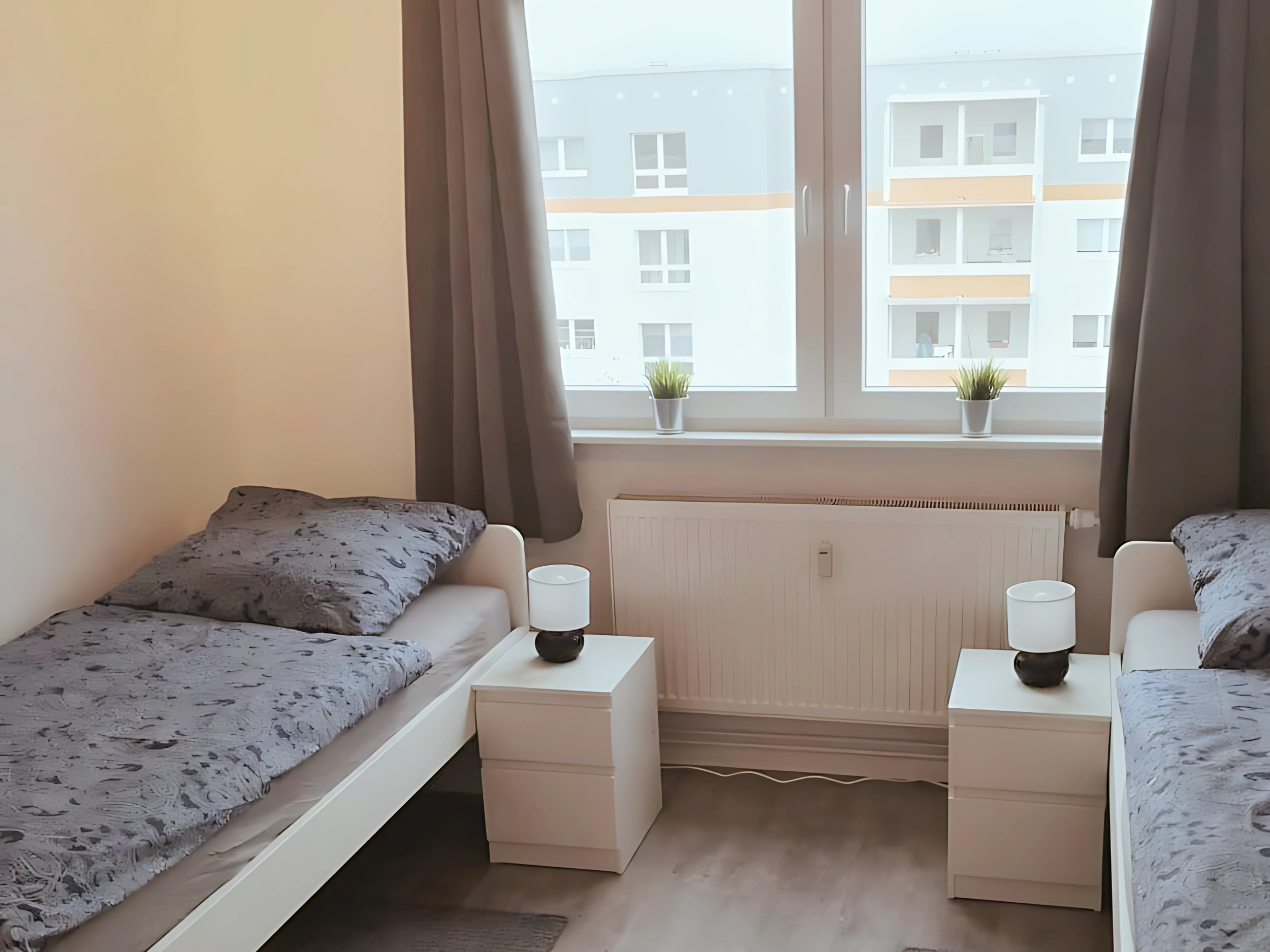 Monteurwohnung - WLAN - Schleswig-Holstein - Schlafzimmer - flex living -  Monteurwohnungen in Stralsund