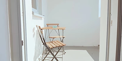 Monteurwohnung - Kaffeemaschine - Schleswig-Holstein - Ballkon - flex living Monteurzimmer Stralsund